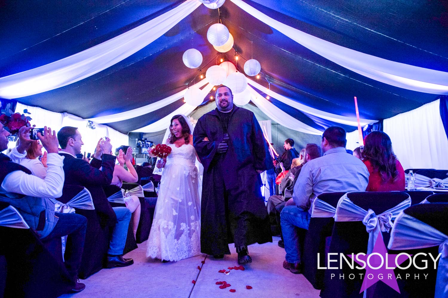 LENSOLOGY.NET - Aaron and Marilu Star Wars themed wedding, LA, CA.
All images are copyright of Lensology.net
Email: info@lensology.net
www.lensology.net